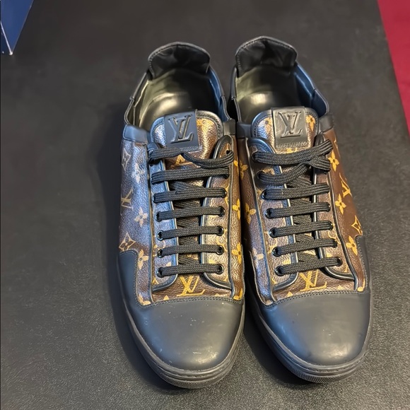Louis Vuitton Men\'s Black and Brown Sneakers main image 4
